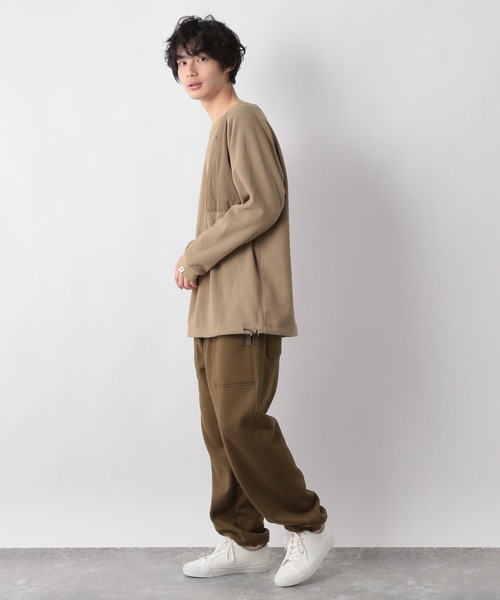 GLOBAL WORK（グローバルワーク）の「LOGOS＊GW　フリースプルオーバー/236227（その他トップス・メンズ・スカイブルー/ネイビー/ライトベージュ・MEDIUM/LARGE）」の12枚目の写真