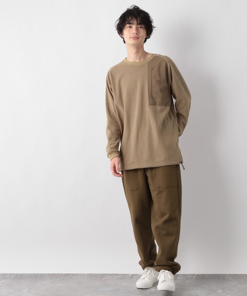 GLOBAL WORK（グローバルワーク）の「LOGOS＊GW　フリースプルオーバー/236227（その他トップス・メンズ・スカイブルー/ネイビー/ライトベージュ・MEDIUM/LARGE）」の13枚目の写真