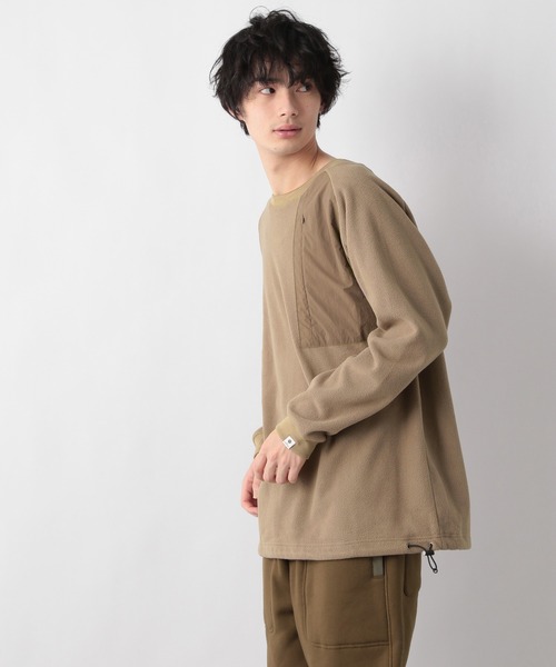 GLOBAL WORK（グローバルワーク）の「LOGOS＊GW　フリースプルオーバー/236227（その他トップス・メンズ・スカイブルー/ネイビー/ライトベージュ・MEDIUM/LARGE）」の14枚目の写真