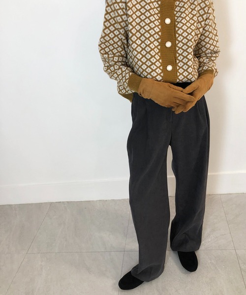 me+em select(ミームセレクト)の「裏起毛手袋(手袋・レディース・ブラウン/キャメル/グレー/ブラック・FREE)」の4枚目の写真