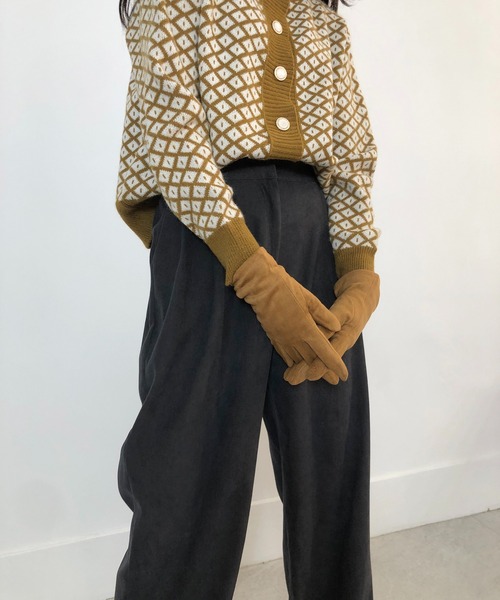 me+em select(ミームセレクト)の「裏起毛手袋(手袋・レディース・ブラウン/キャメル/グレー/ブラック・FREE)」の14枚目の写真