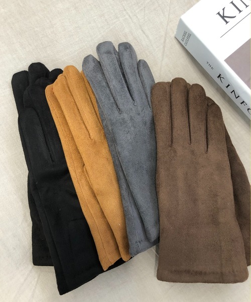 me+em select(ミームセレクト)の「裏起毛手袋(手袋・レディース・ブラウン/キャメル/グレー/ブラック・FREE)」の6枚目の写真