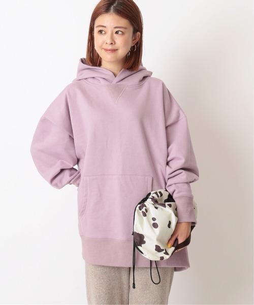 U by SPICK&SPAN(ユーバイスピックアンドスパン)の「BIGフードパーカー◆(パーカー・レディース・パープル/サックスブルー/ブラック系その他・FREE)」の6枚目の写真
