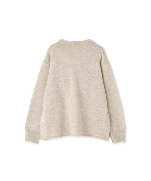 MHL.（エムエイチエル）の「ROUGH WOOL LINEN（ニット/セーター・レディース・ナチュラル/ブラック/ブラウン・2）」の4枚目の写真