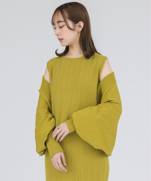 NEUNA（ヌナ）の「【セットアップ対応】バックオープンニット