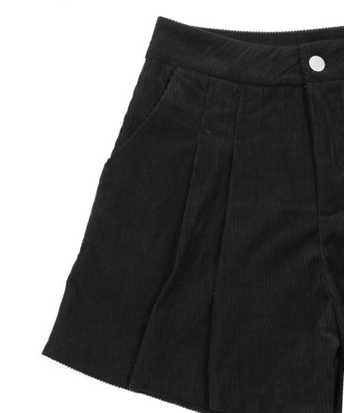 Figments（フィグメンツ）の「コーデュロイキュロットパンツ（その他パンツ・レディース・ブラック・SMALL/MEDIUM）」の5枚目の写真