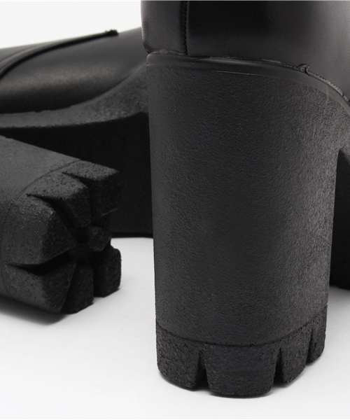 WEGO（ウィゴー）の「WEGO/レースアップショートブーツ（ブーツ・レディース・ブラック・SMALL/MEDIUM/LARGE）」の7枚目の写真