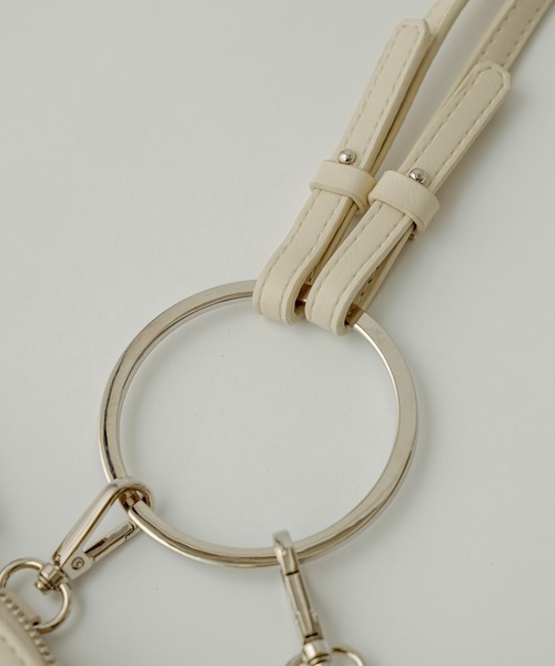 mystic(ミスティック)の「マルチWAYチャームBAG(ショルダーバッグ・レディース・ブラック/ベージュ・ONE SIZE)」の12枚目の写真