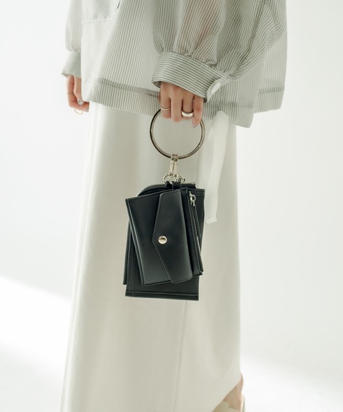 mystic(ミスティック)の「マルチWAYチャームBAG(ショルダーバッグ・レディース・ブラック/ベージュ・ONE SIZE)」の17枚目の写真