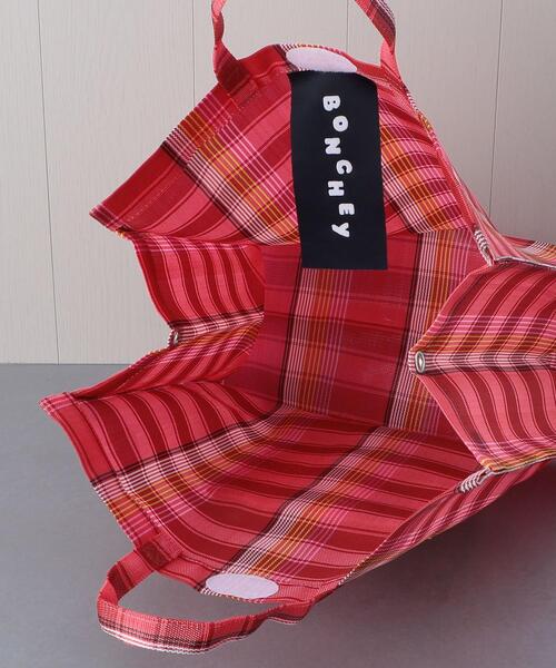 H　BEAUTY&YOUTH UNITED ARROWS（エイチビューティーアンドユースユナイテッドアローズ）の「＜BONCHEY＞TRAVEL BAG/バッグ（トートバッグ・レディース・レッド/コバルトブルー・FREE）」の5枚目の写真