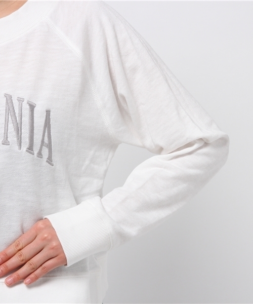 Kastane(カスタネ)の「【Kastane】CA刺繍裏毛プルオーバー(Tシャツ/カットソー・レディース・オフホワイト/ベビーピンク/グレー/ネイビー・FREE)」の9枚目の写真