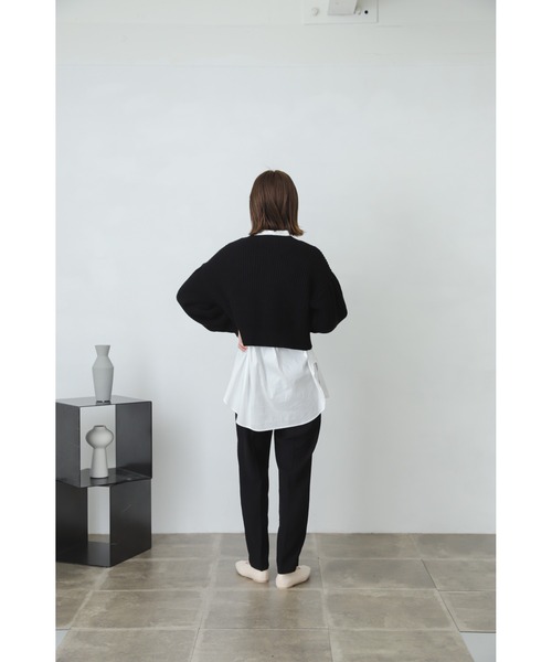 SENSE OF PLACE by URBAN RESEARCH(センスオブプレイスバイアーバンリサーチ)の「ショートセーターアンサンブルワンピース(ワンピース・レディース・ブラック系その他/ベージュ系その他/ブルー系その他・ONE)」の11枚目の写真