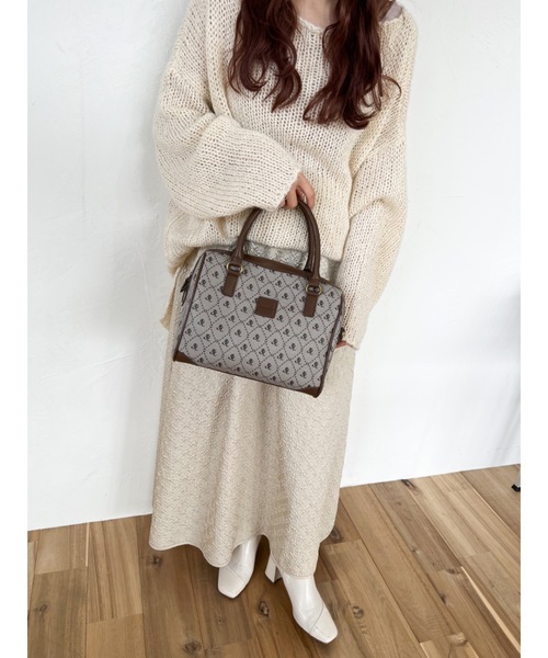 jumelle（ジュメロ）の「ジャガードスカート（スカート・レディース・ベージュ/ブラック・FREE）」の4枚目の写真