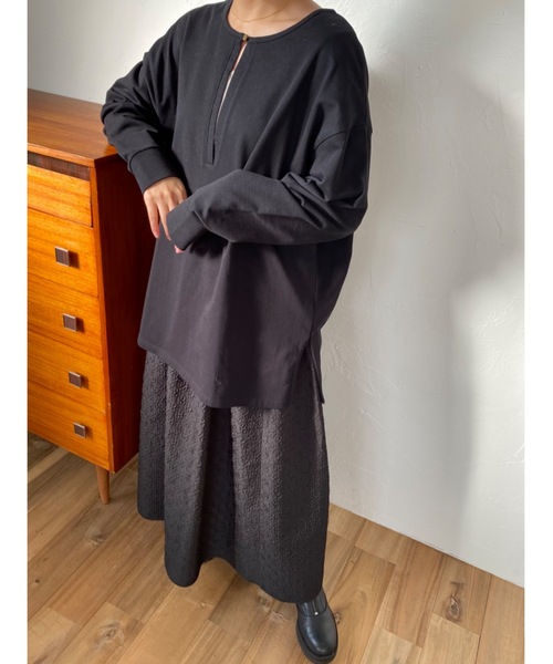 jumelle（ジュメロ）の「ジャガードスカート（スカート・レディース・ベージュ/ブラック・FREE）」の12枚目の写真