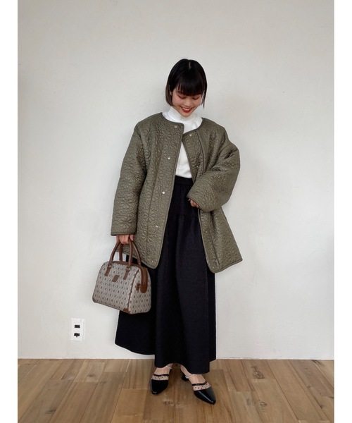 jumelle（ジュメロ）の「ジャガードスカート（スカート・レディース・ベージュ/ブラック・FREE）」の20枚目の写真