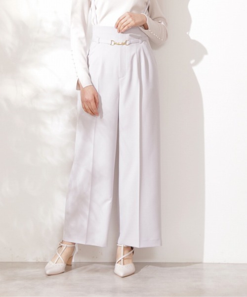 PROPORTION BODY DRESSING（プロポーションボディドレッシング）の「ハイウエストサス付きパンツ / 1212130300（その他パンツ・レディース・ライトグリーン/ピンク/パープル・MEDIUM/SMALL）」の21枚目の写真