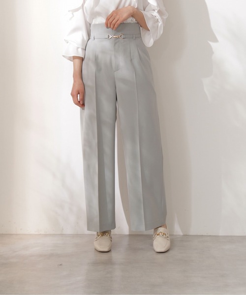 PROPORTION BODY DRESSING（プロポーションボディドレッシング）の「ハイウエストサス付きパンツ / 1212130300（その他パンツ・レディース・ライトグリーン/ピンク/パープル・MEDIUM/SMALL）」の18枚目の写真