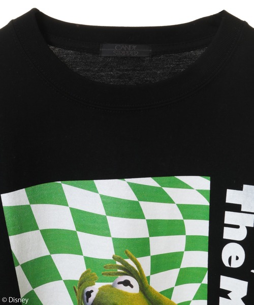 Candy Stripper(キャンディストリッパー)の「KERMIT THE FROG / L/S Tシャツ(Tシャツ/カットソー・レディース・ブラック/オフホワイト・2)」の14枚目の写真