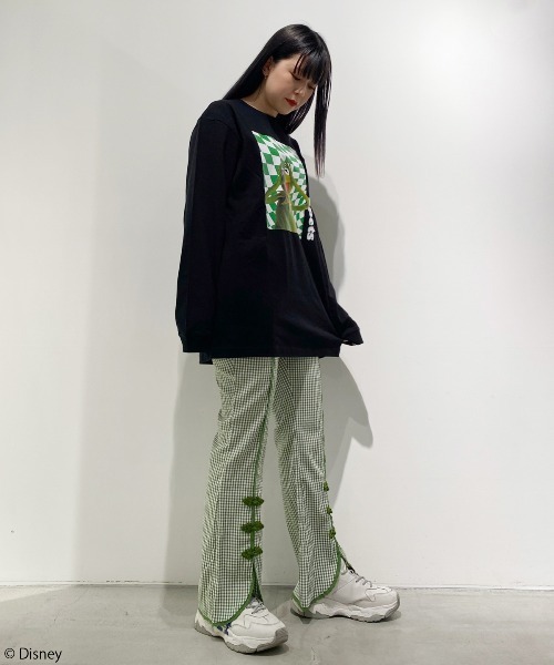 Candy Stripper(キャンディストリッパー)の「KERMIT THE FROG / L/S Tシャツ(Tシャツ/カットソー・レディース・ブラック/オフホワイト・2)」の21枚目の写真