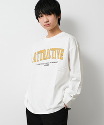 KENES GRAFFITI（ケネスグラフィティ）の「アーチロゴプリントロングTシャツ（Tシャツ/カットソー）」