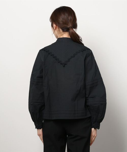 MAISON SCOTCH（メゾンスコッチ）の「オーガニックコットン シャツ【164716】（シャツ/ブラウス・レディース・ブラック・SMALL/X-SMALL）」の3枚目の写真