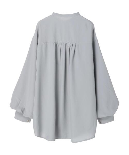 ELENCARE DUE（エレンカーレデュエ）の「・ELENCARE DUEブザムキリカエシャツチュニック（シャツ/ブラウス・レディース・ブラック/グレー/オフホワイト/ライトカーキ・FREE）」の18枚目の写真