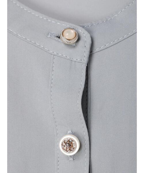 ELENCARE DUE（エレンカーレデュエ）の「・ELENCARE DUEブザムキリカエシャツチュニック（シャツ/ブラウス・レディース・ブラック/グレー/オフホワイト/ライトカーキ・FREE）」の13枚目の写真