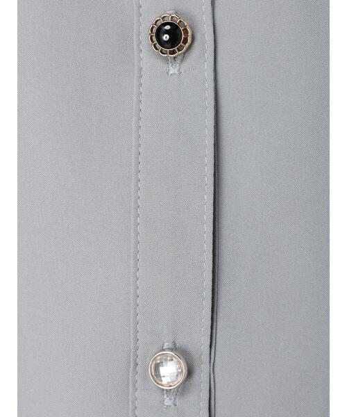 ELENCARE DUE（エレンカーレデュエ）の「・ELENCARE DUEブザムキリカエシャツチュニック（シャツ/ブラウス・レディース・ブラック/グレー/オフホワイト/ライトカーキ・FREE）」の12枚目の写真