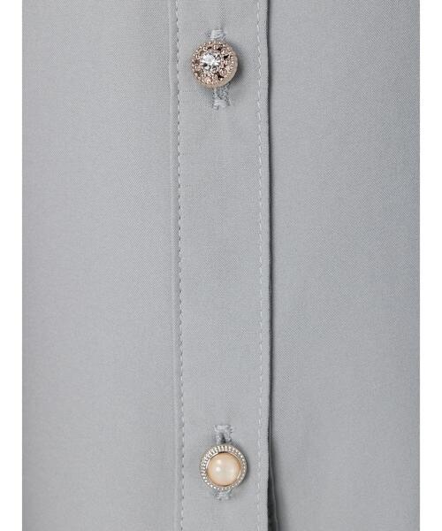 ELENCARE DUE（エレンカーレデュエ）の「・ELENCARE DUEブザムキリカエシャツチュニック（シャツ/ブラウス・レディース・ブラック/グレー/オフホワイト/ライトカーキ・FREE）」の10枚目の写真