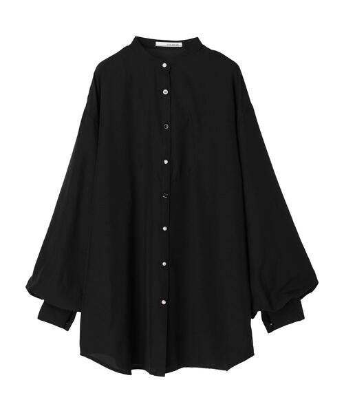 ELENCARE DUE（エレンカーレデュエ）の「・ELENCARE DUEブザムキリカエシャツチュニック（シャツ/ブラウス・レディース・ブラック/グレー/オフホワイト/ライトカーキ・FREE）」の6枚目の写真