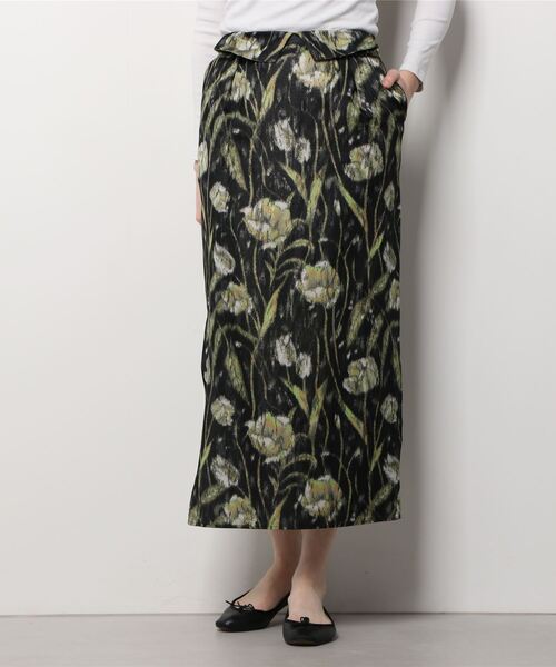 EBONY(エボニー)の「EBONY Bloom Skirt(スカート・レディース・ブラック・1/2)」の5枚目の写真