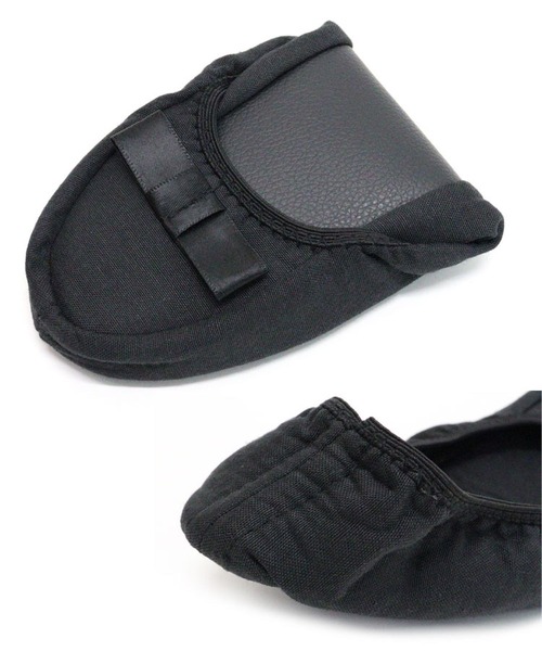 DONOBAN（ドノバン）の「巾着付き携帯スリッパ（その他シューズ・レディース・ブラック/ストライプ・ONESIZE）」の9枚目の写真
