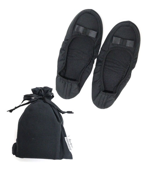 DONOBAN（ドノバン）の「巾着付き携帯スリッパ（その他シューズ・レディース・ブラック/ストライプ・ONESIZE）」の12枚目の写真