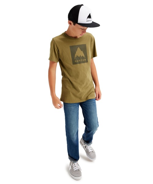 BURTON（バートン）の「Classic Mountain High ショートスリーブ Tシャツ（Tシャツ/カットソー・キッズ・ブラック/オリーブ・S/L/M/XS/XL）」の12枚目の写真