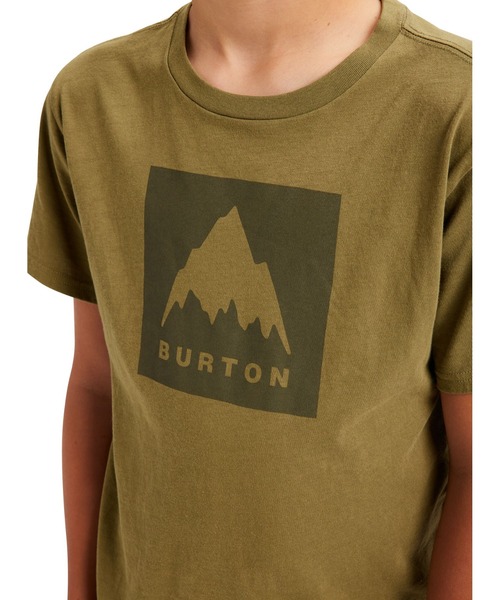 BURTON（バートン）の「Classic Mountain High ショートスリーブ Tシャツ（Tシャツ/カットソー・キッズ・ブラック/オリーブ・S/L/M/XS/XL）」の3枚目の写真