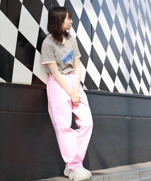 Right-on（ライトオン）の「【wrangler】カラーペインターパンツ（その他パンツ・レディース・ピンク・S/M/L/XL/XS）」の8枚目の写真