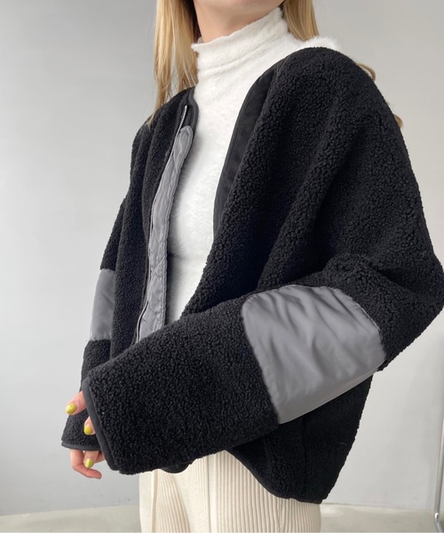 SANSeLF（サンセルフ）の「ハイネックシャギーニットトップス【SANSeLF】sanw22a002（ニット/セーター・レディース・ブルー/ブラック/イエロー/ホワイト/グリーン・FREE）」の16枚目の写真