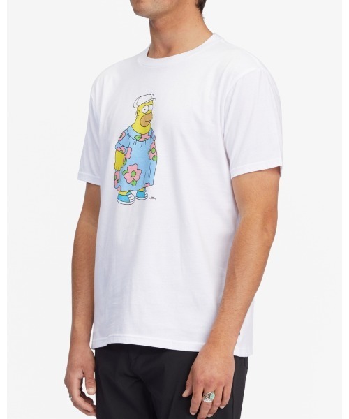 BILLABONG(ビラボン)の「【直営店限定】BILLABONG メンズ SIMPSONS WFH SS Tシャツ 【2022年春夏モデル】/ビラボンシンプソンズコラボ半袖Tシャツ(Tシャツ/カットソー・メンズ・ホワイト・LARGE/MEDIUM)」の3枚目の写真