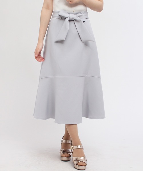 ASTORIA ODIER（アストリアオディール）の「ダブルクロス ペプラムマーメイドスカート（スカート・レディース・ネイビー/ベージュ/ミント/サックスブルー/ピンク・SMALL/LARGE/MEDIUM）」の16枚目の写真