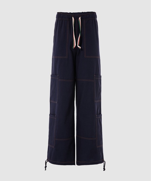 WALES BONNER(ウェールズ ボナー)の「BAMAKO PANTS(スウェットパンツ・メンズ・インディゴブルー・4/3)」の2枚目の写真