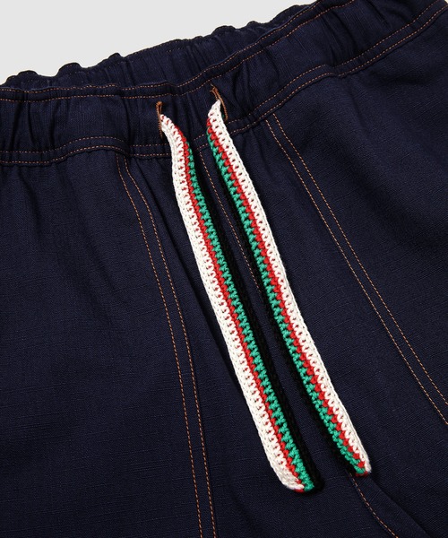 WALES BONNER(ウェールズ ボナー)の「BAMAKO PANTS(スウェットパンツ・メンズ・インディゴブルー・4/3)」の4枚目の写真
