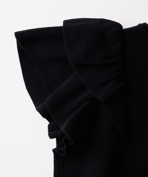 ROPE' PICNIC（ロペピクニック）の「フリルニットプルオーバー（ニット/セーター・レディース・ライトグレー/ブラック/クリーム/パープル系その他/ピンク系その他2・38）」の13枚目の写真