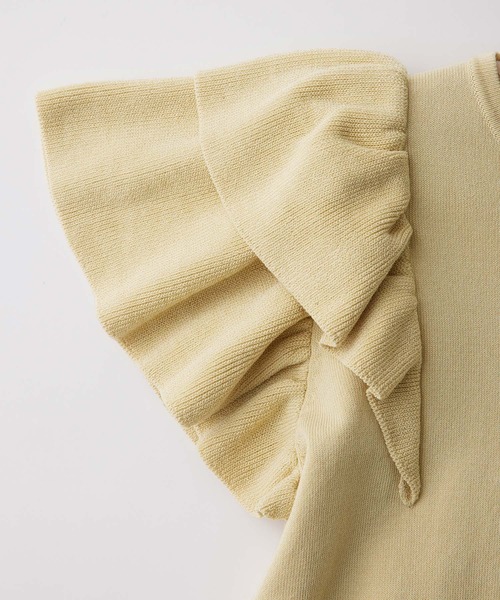 ROPE' PICNIC（ロペピクニック）の「フリルニットプルオーバー（ニット/セーター・レディース・ライトグレー/ブラック/クリーム/パープル系その他/ピンク系その他2・38）」の17枚目の写真