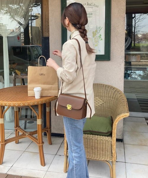 セール】フェイクレザーミニショルダーバッグ（ショルダーバッグ