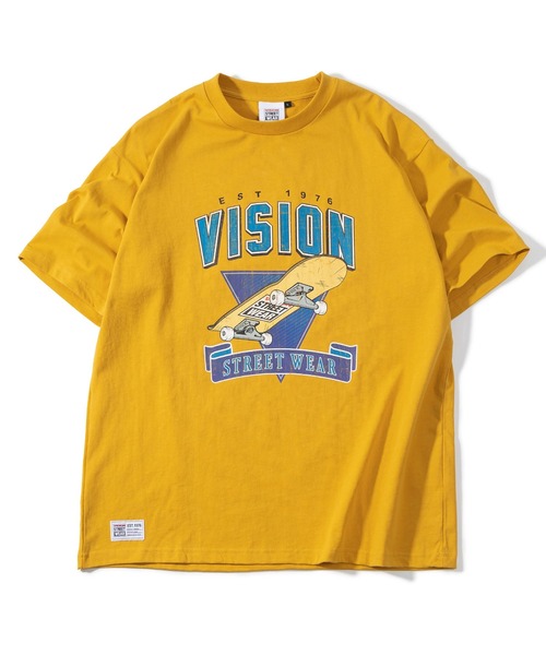 VISION STREET WEAR(ヴィジョンストリートウェア)の「【VISION STREET WEAR/ヴィジョンストリートウェア】スケボーグラフィックTシャツ/ビッグシルエット(Tシャツ/カットソー・メンズ・マスタード/ホワイト/チャコールグレー/ダークグリーン・M/XL/L)」の18枚目の写真