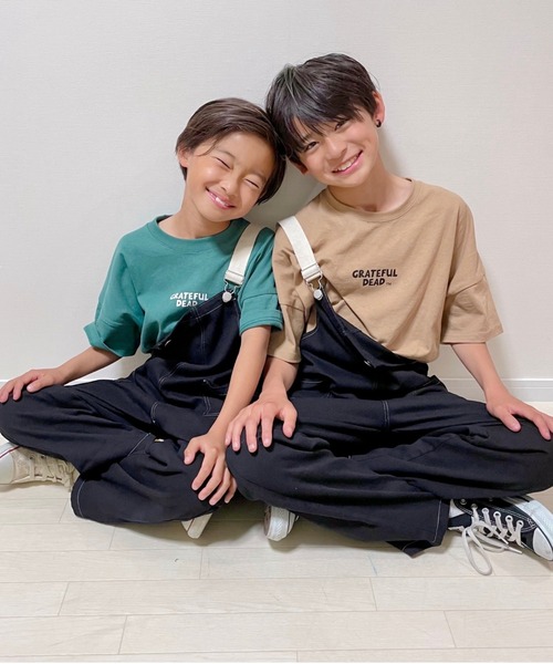 ムラサキスポーツ by RiY（ムラサキスポーツバイアールアイワイ）の「【ZOZOタウン限定アイテム】ANTIBAL/アンティバル x RIY監修 キッズ オーバーサイズTシャツ　 222AN3ST232MU（Tシャツ/カットソー・キッズ・ホワイト/チャコールグレー/ベージュ/モスグリーン・130cm/140cm/150cm/160cm）」の21枚目の写真