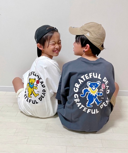 ムラサキスポーツ by RiY（ムラサキスポーツバイアールアイワイ）の「【ZOZOタウン限定アイテム】ANTIBAL/アンティバル x RIY監修 キッズ オーバーサイズTシャツ　 222AN3ST232MU（Tシャツ/カットソー・キッズ・ホワイト/チャコールグレー/ベージュ/モスグリーン・130cm/140cm/150cm/160cm）」の17枚目の写真