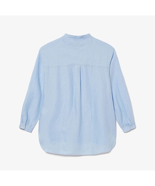 LACOSTE（ラコステ）の「リネンスタンドカラーシャツ（シャツ