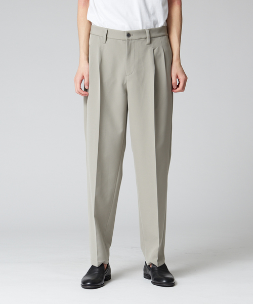 ABAHOUSE（アバハウス）の「【セットアップ対応】2タック ストレッチ ワイドテーパード パンツ（その他パンツ・メンズ・ダークグリーン/ネイビー/グレー/マスタード/スモークピンク・44/46/48）」の11枚目の写真