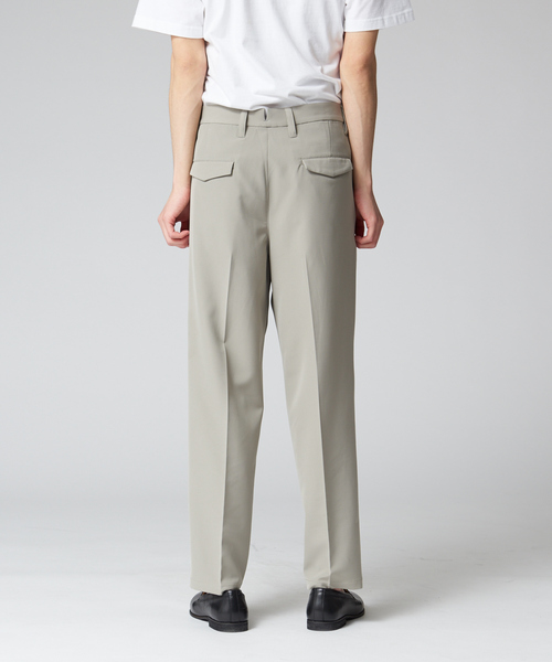 ABAHOUSE（アバハウス）の「【セットアップ対応】2タック ストレッチ ワイドテーパード パンツ（その他パンツ・メンズ・ダークグリーン/ネイビー/グレー/マスタード/スモークピンク・44/46/48）」の13枚目の写真